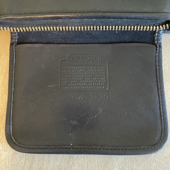 Vintage Coach Leather Basic Bag Purse - Picture 14 of 16